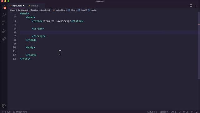 JavaScript 2021 Tutorial 1 - Getting Started with JavaScript