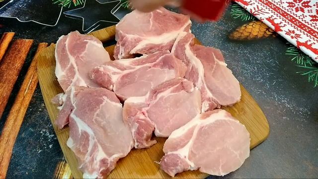 Свиная корейка в томатно-яблочном соусе! Сочная и очень вкусная!