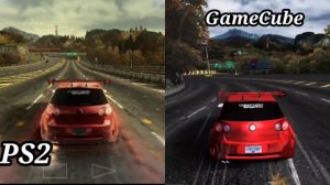Сравнение PS2 и GameCube версий NFS MW 2005