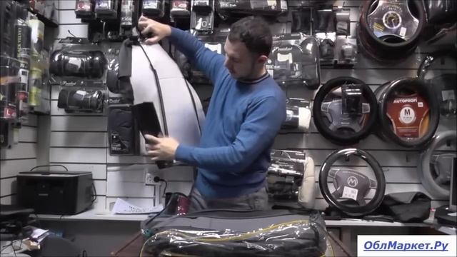 Opel Zafira B, 7-мест. Обзор комплекта чехлов и результат установки. смотреть онлайн