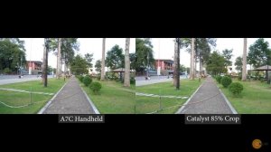 Sony Alpha 7C Handheld vs Gyro Data Catalyst Stabilization