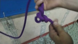 узел австрийский проводник / срединный проводник / срединная петля / Alpine butterfly knot