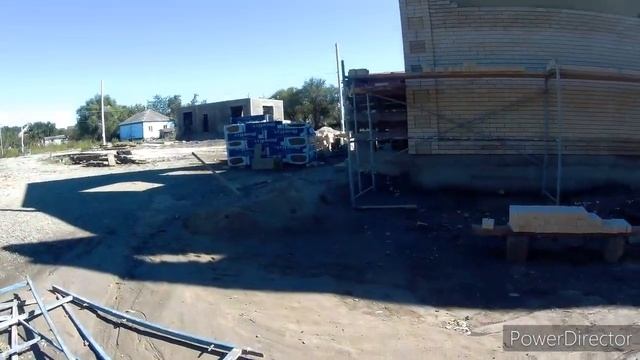 ст. Гостагаевская, строим дом, перегородки второго этажа. смотреть онлайн