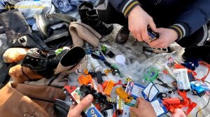 ХАЛЯВА, где одеться Бесплатно. Поход на барахолку Санкт-Петербурга. Блошиный рынок на Удельной