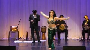 Anastasiya Postnova with Al Azdekaa orchestra. Tarab: Aweedt Ayni.