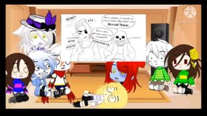 реакция андертейла на (меме и комиксы в гача клуб часть 2)