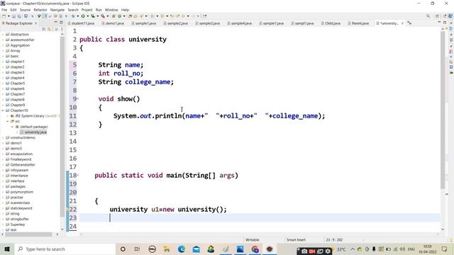 Static Variable In Java смотреть онлайн