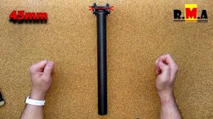 карбоновый китайский подседельный штырь ELITA ONE (31.6x350mm с двухболтовым замком)