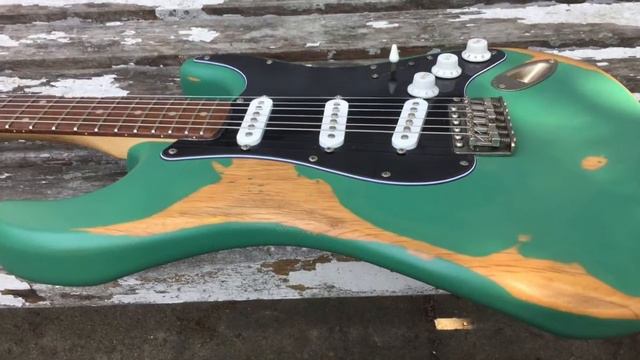 70's Style Relic Worn Fender Parts Stratocaster Pastcaster смотреть онлайн