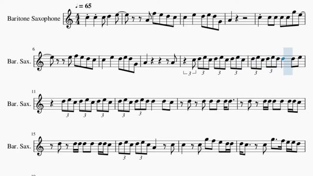 SUPER EASY Baritone Sax Sheet Music: How to play Ready For Love by BLACKPINK смотреть онлайн