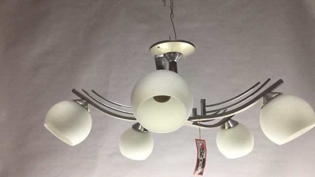 Люстра (светильник потолочный)2422/5 алюминий олипия(АГАТ) Е27 9артПШ00010)! смотреть онлайн