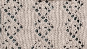 Простой ажурный узор 9. Вязание на машине. Нева-2 Нева-1 Северянка.