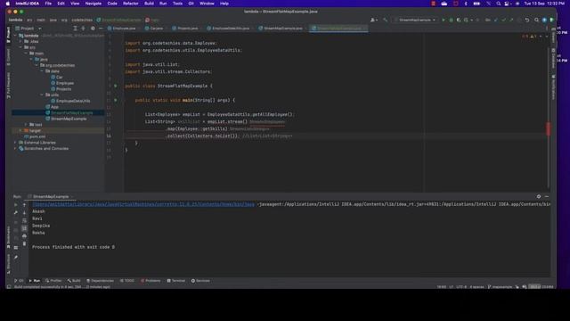 Java 8 stream   - FlatMap