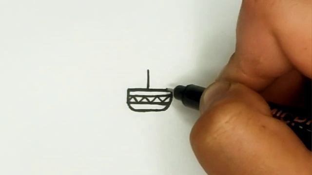 Как нарисовать цветы в горшке. Идеи для скетчбука. Простые идеи рисунков для начинающих. смотреть онлайн