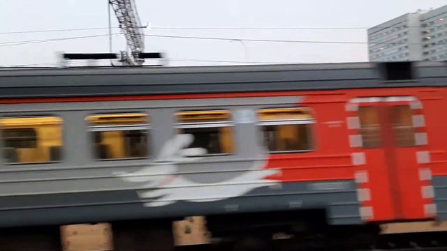 Электропоезд ЭД4М РЭКС-экспресс сообщением Железнодарожная-Москва-Курская смотреть онлайн