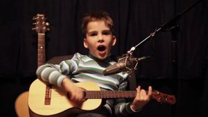 Виктор Цой - Кукушка. Укулеле. Исполняет Иван Сохнев (6 лет)