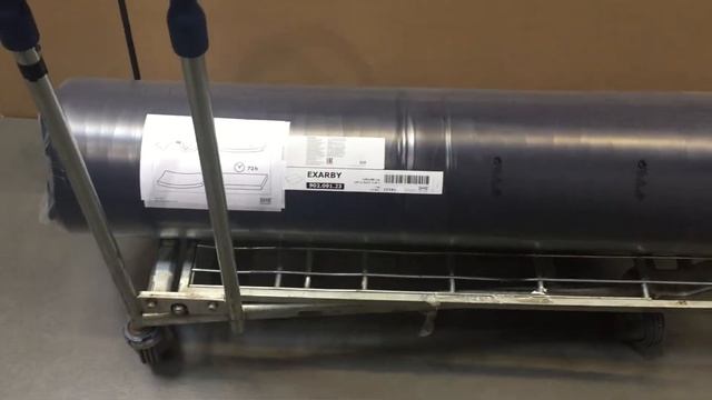Упаковка дивана ЭКСАРБИ в магазине ИКЕА смотреть онлайн