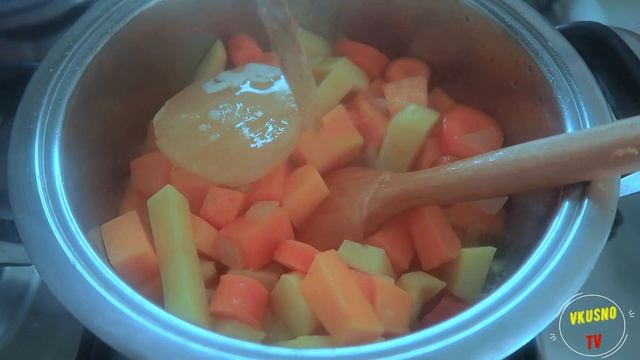 Оболденный суп из тыквы! Все влюбились в этот рецепт!