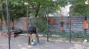 ПОДТЯГИВАНИЯ С 32КГ И ПРИСЯД / Pull-ups with 32kg and squats