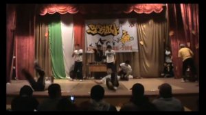 Таджикский брейк данс соревнование шоу программа Crazy Guys Crew Dushanbe BOTY 2009