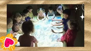 Использование интерактивной песочницы в ДОУ группа "Крошки"