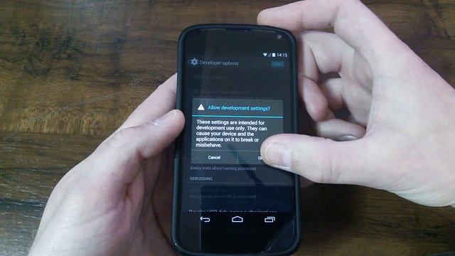 How To Enable USB Debugging Mode Android KitKat Nexus 4, 5, 7 смотреть онлайн
