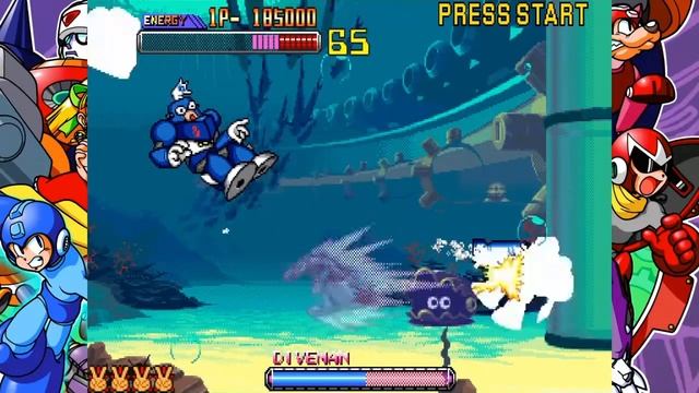Megaman 2: The Power Fighters Full Arcade Playthrough Rescue Roll Capcom Arcade 2nd Stadium Longpla смотреть онлайн