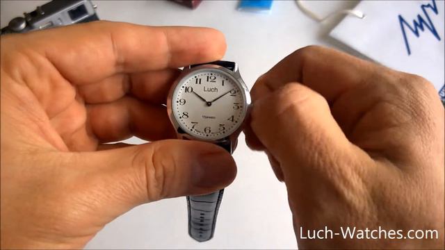 Обзор мужских часов Луч 35231010 смотреть онлайн