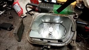 Ремонт ПТФ Мерседес 210.  Mercedes W210