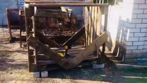 Поленница для дров из «говна и палок» ??. Дачные работы на пасеке
