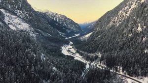 Домбай, Домбай зимой 2021. Красивые места Домбая. Видео гор с дрона DJI AIR 2