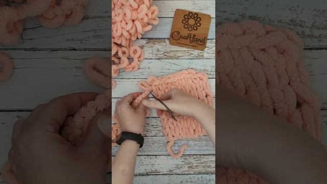 Как закончить вязание из пряжи Alize puffy. Как закрыть петли. Что делать с последней петлёй.