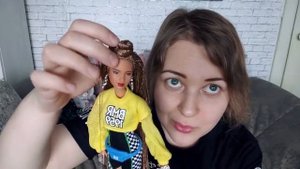 АСМР Обзор Барби BMR 1959 ♥ ASMR местами быстрый шепот и обзор куклы Barbie