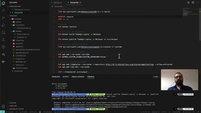 1- Asp.Net Core İle Docker Kullanımı смотреть онлайн