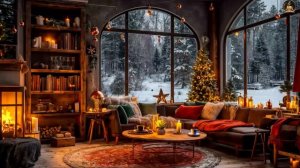 Smooth Jazz Instrumental for Study,Relax ☕ Winter Jazz Relaxing Music with Cozy Coffee Shop Ambienc
