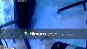 Буран Лидер, везем дрова, застряли