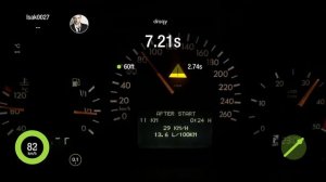 Mercedes-Benz W210 E220Cdi 0-100 разгон