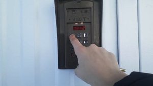 Как стереть базу данных ключей с домофона Vizit БВД-310F | Сеня Домофонер