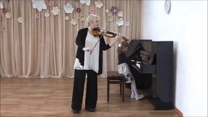 Гофман Ксения (фортепиано) Касаткина И.А. (скрипка) К М Вебер ВАЛЬС