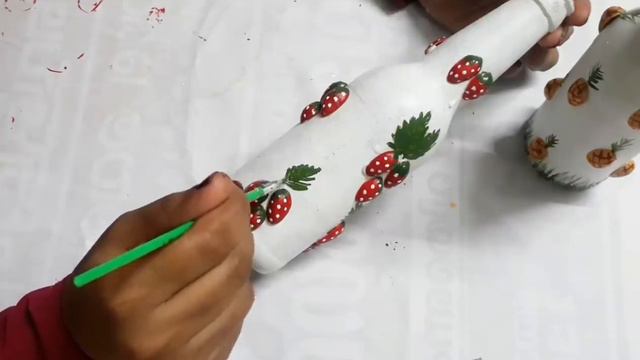 Clay ഉപയോഗിക്കാതെയും മനോഹരമായിട്ട് Bottle Art ചെയ്യാംCute Bottle Art out of Waste PALMCRAFT Video 4 смотреть онлайн