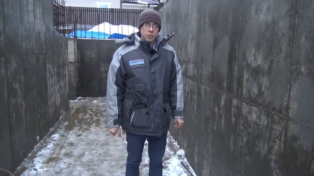 ЦОКОЛЬНЫЙ ЭТАЖ с бассейном. СТРОИТЕЛЬСТВО ДОМА. Монолитные стены. ДНП "Приозерное". Выпуск 6.