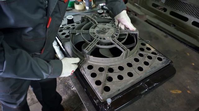 Электровентилятор и медный радиатор Уаз Патриот/Хантер смотреть онлайн