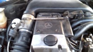 Мерседес w124. Работа мотора ОМ 605. Mercedes w124. The work of the engine OM 605