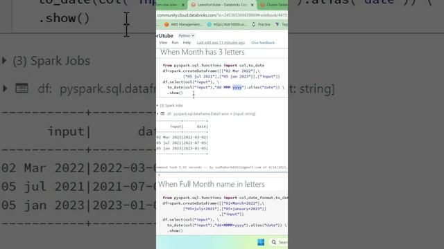 Convert Month in letters to date format? | casting string to date? | SQL | Pyspark | Databricks