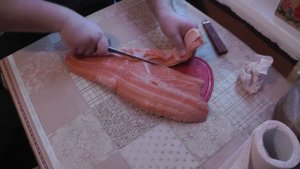 Разделка рыбы (форель) филейным ножом Сафарова Дамира