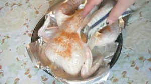 КУРИЦА запеченная целиком в духовке рецепт приготовления