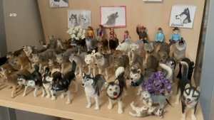 Как я украшаю полку с фигурками к новому году ( фигурки Шляйх )