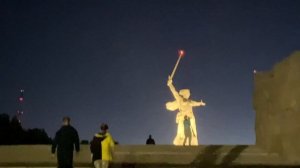 Мамаев курган и скульптура «Родина -мать зовёт» г. Волгоград .