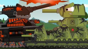 КВ 44 против Левиафана битва  Мультики про танки