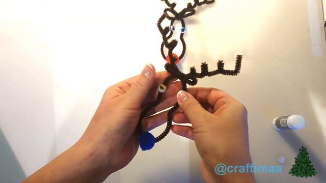 5 легких Новогодних поделок из синельной проволоки. смотреть онлайн